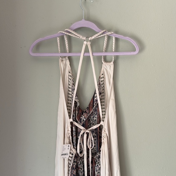 Free People | Bohemian Nights Maxi Slip Dress | Tea Combo | Medium - Picture 5 of 6
